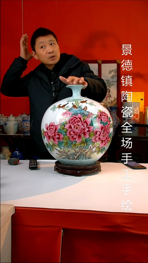 摆件陶瓷景德镇陶瓷 全场手工手绘