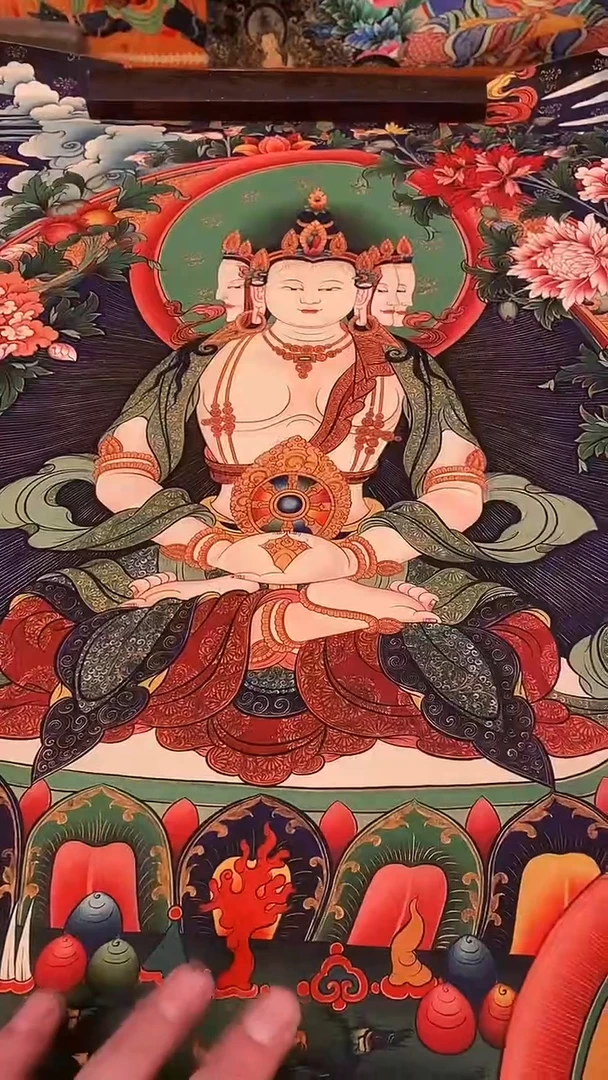 装裱画精美唐卡tk16120