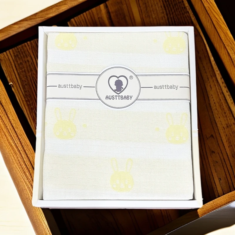 儿童宝宝冰凉毯方格小兔盖毯P814