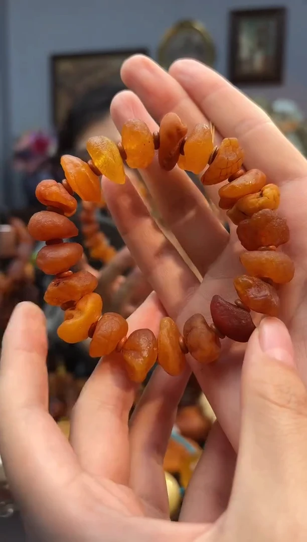 手串琥珀未镶嵌手串