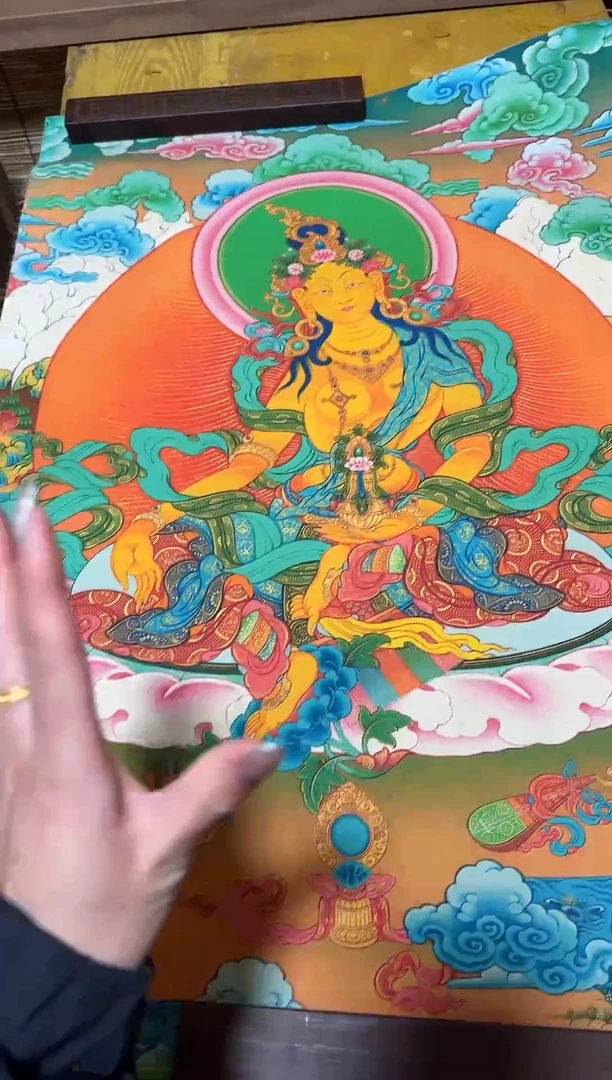 卷轴画精品唐卡===藏藏-旧