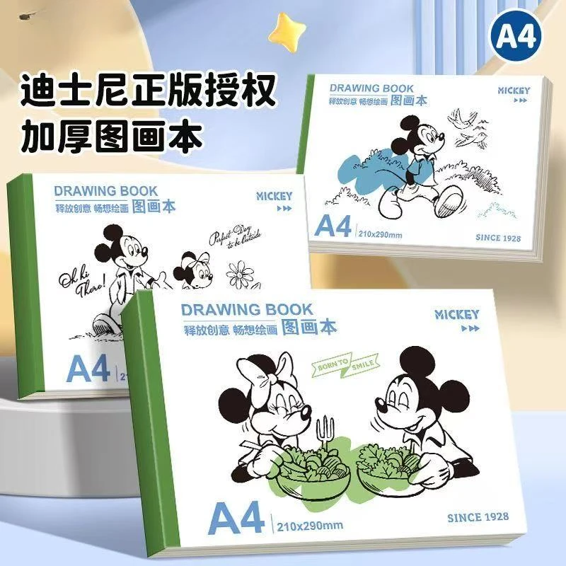 正版ip联名素描本学生超厚A4纸图画本儿童画画本子空白涂鸦本