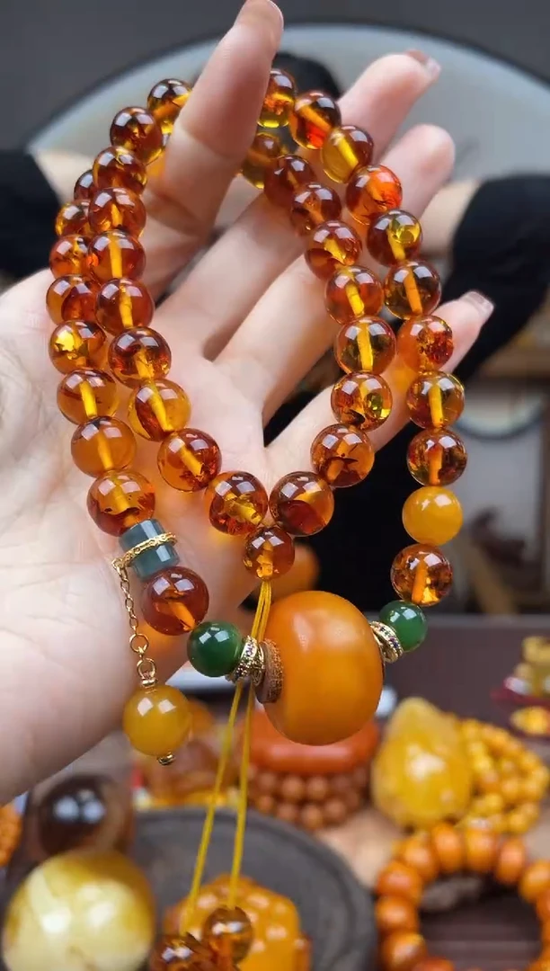 【闪购商品】琥珀裸石未镶嵌首饰 假1赔4（多样性发货1件