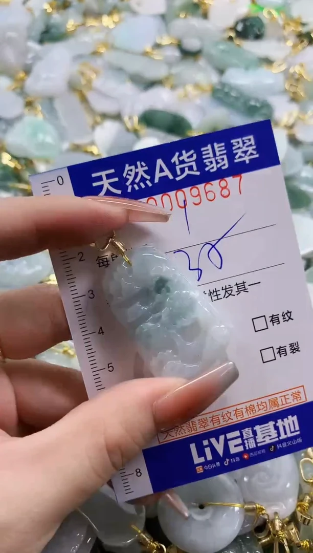 颈饰未镶嵌翡翠天然A货翡翠