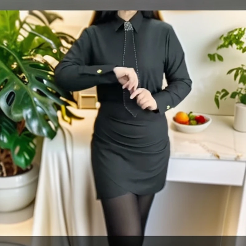 帕乐2025年红黑色爆款气质套装