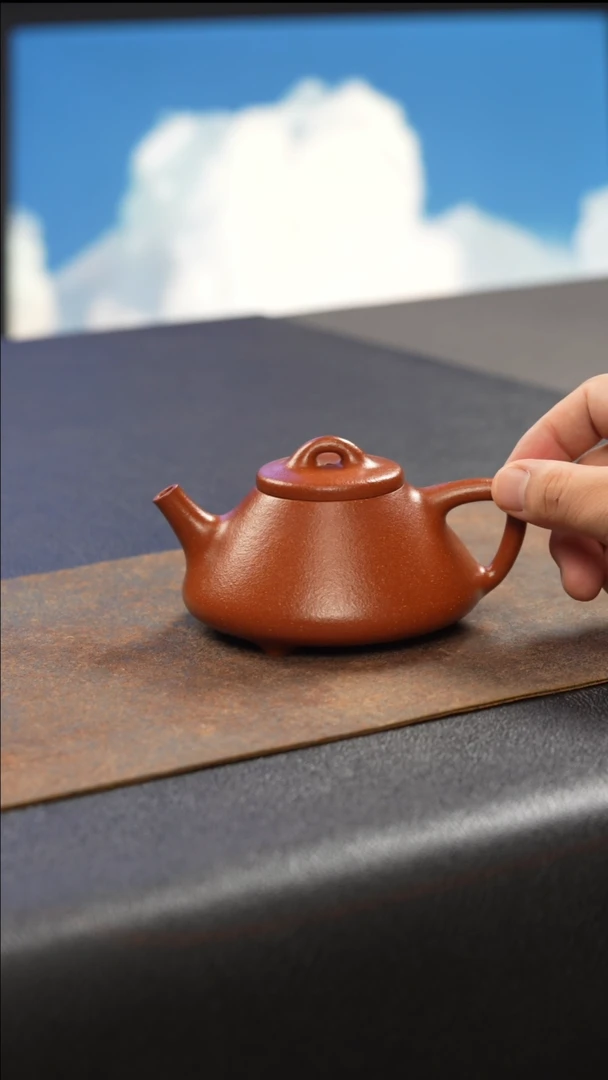 茶壶紫砂子冶石瓢