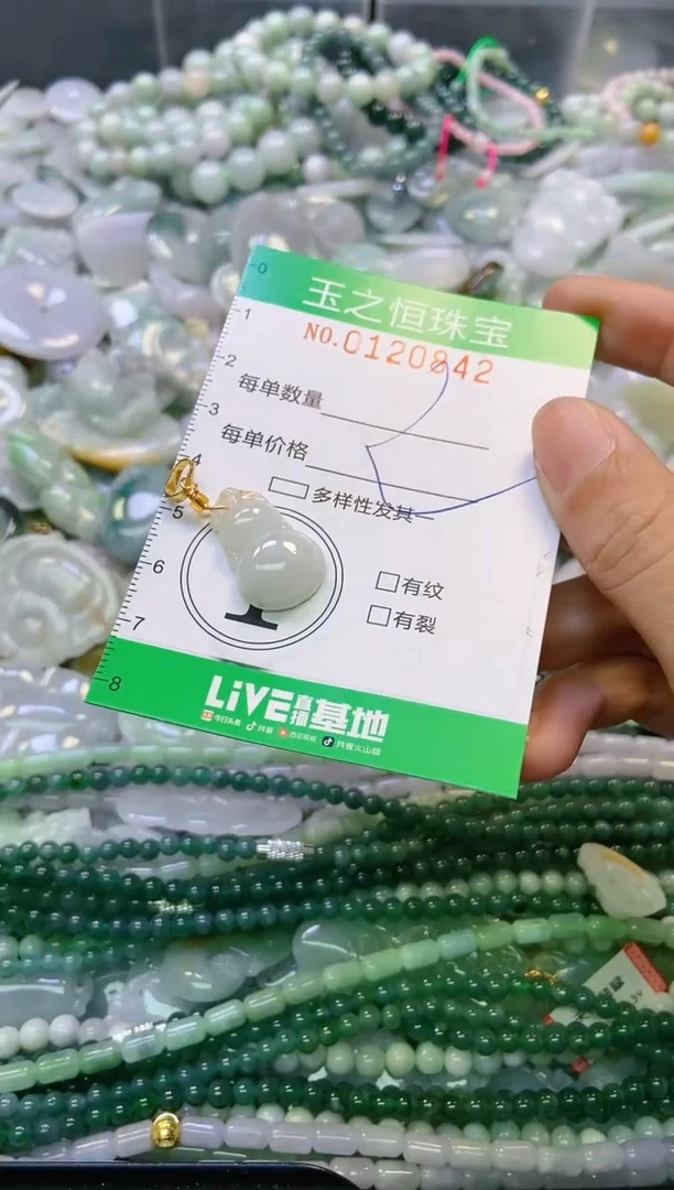 翡翠未镶嵌颈饰闪购0120842