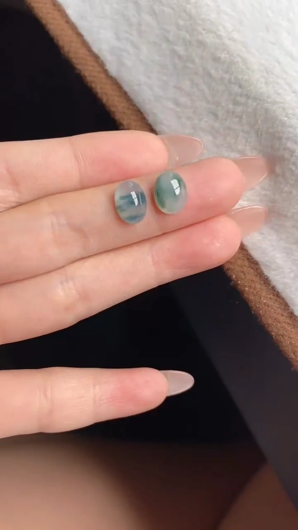 翡翠戒指银S925镶嵌天然A货翡翠