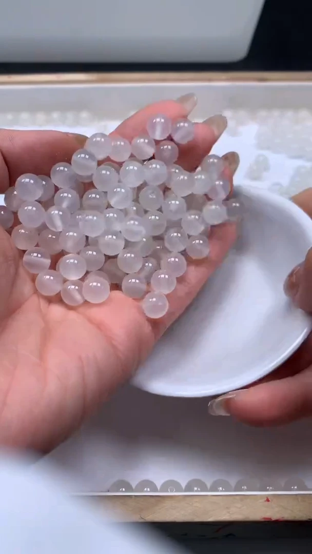 未镶嵌散珠南红玛瑙B453 荔枝冻8mm25颗8.8元