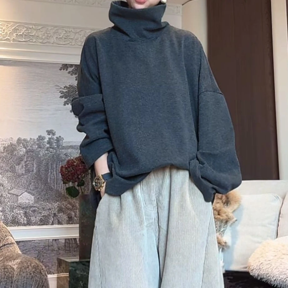 ZUOXIAOQI马蹄莲冬款加厚高领衫11（衣长72-74/胸围136-144）