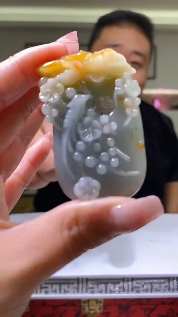 【闪购商品】定制翡翠未镶嵌18/0309/W/花