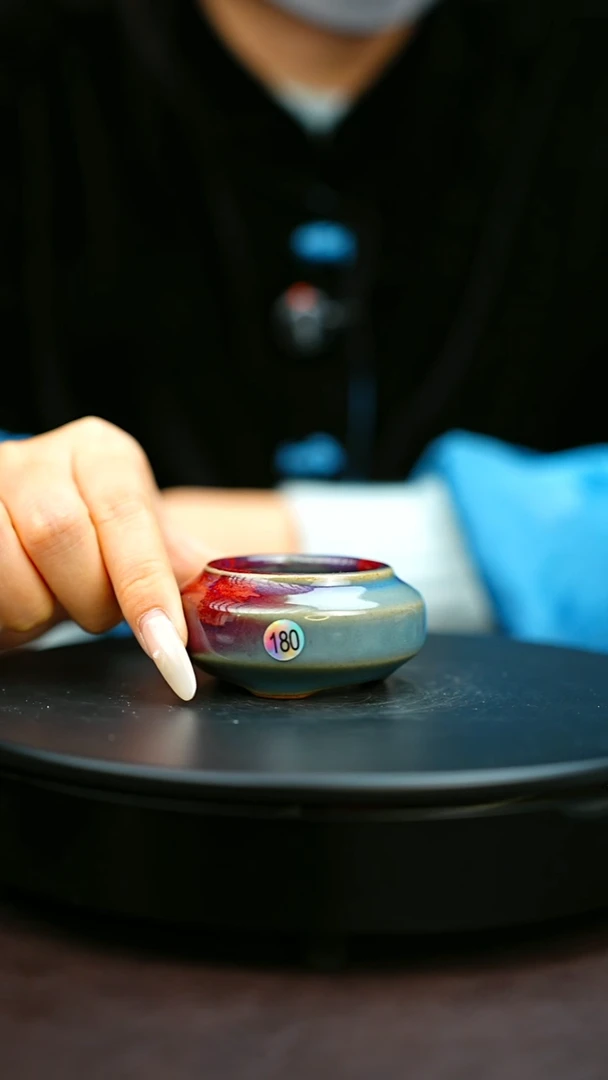 180#原矿钧瓷炉钧釉香炉