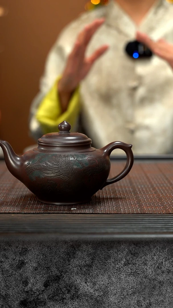 【闪购商品】紫砂茶壶笑樱负氧紫泥 FYL