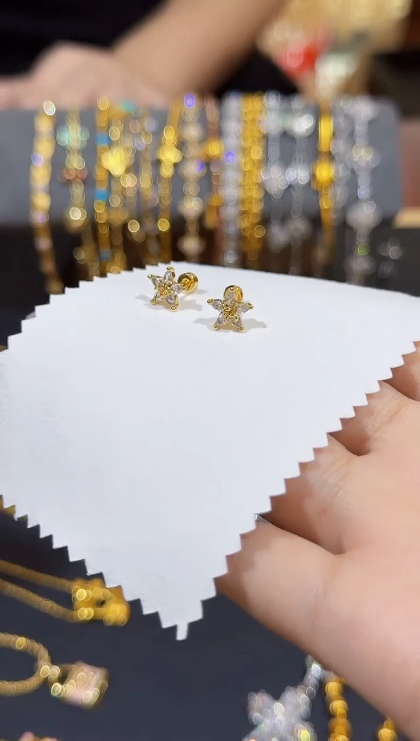 合成立方氧化锆铜合金209（耳骨钉1对）