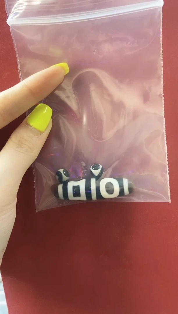 玛瑙/玉髓（覆膜）颈饰未镶嵌【**子行运无覆膜臻品超顶双天地