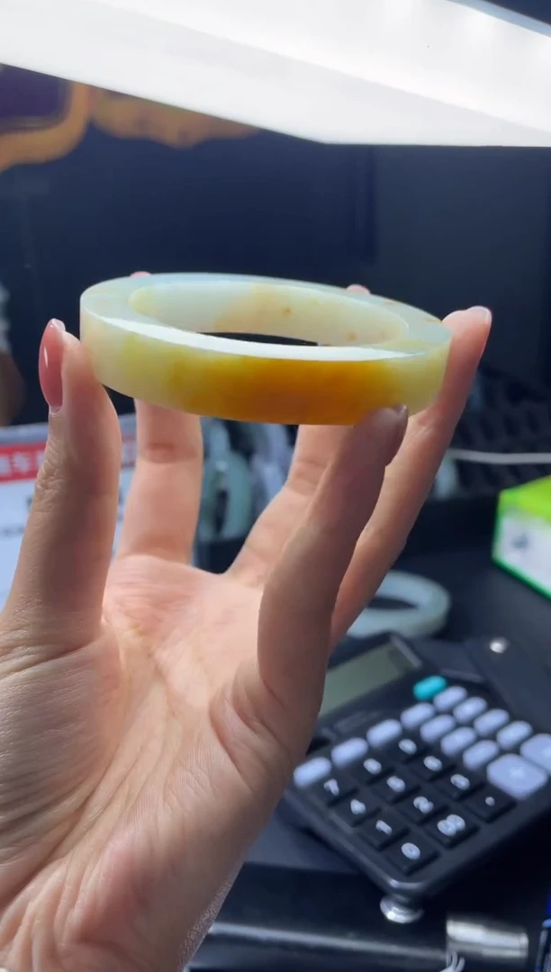 未镶嵌手镯定制翡翠娜*G手镯XJ/发一件