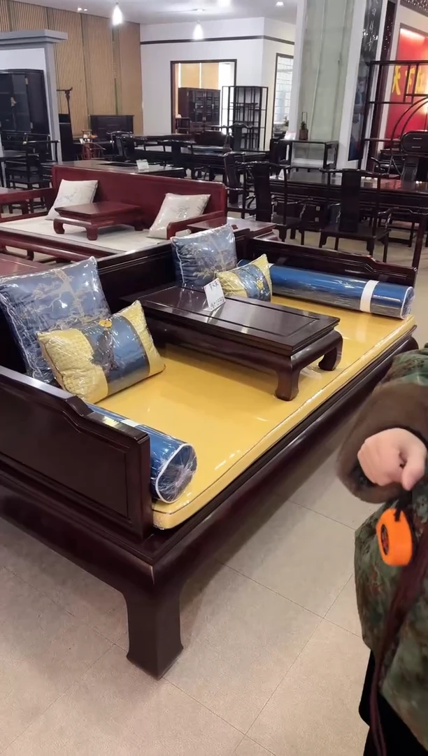 【闪购商品】酸枝木罗汉床（两件套）