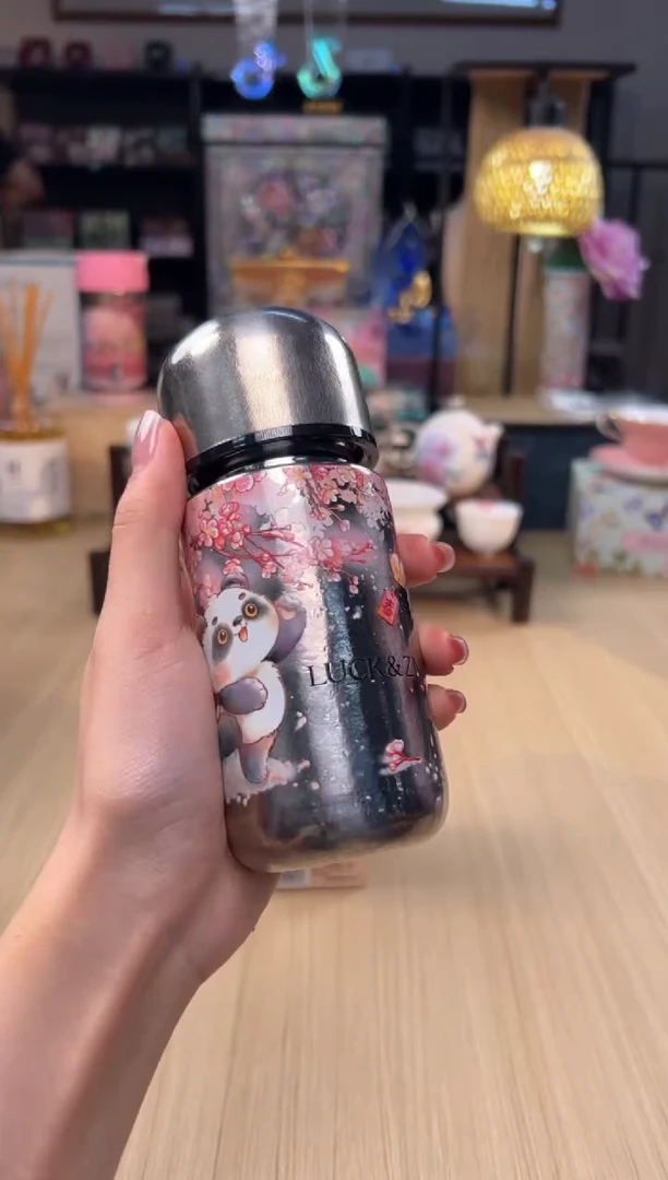 113造闵集 纯钛口袋杯 150mL（熊猫樱花）