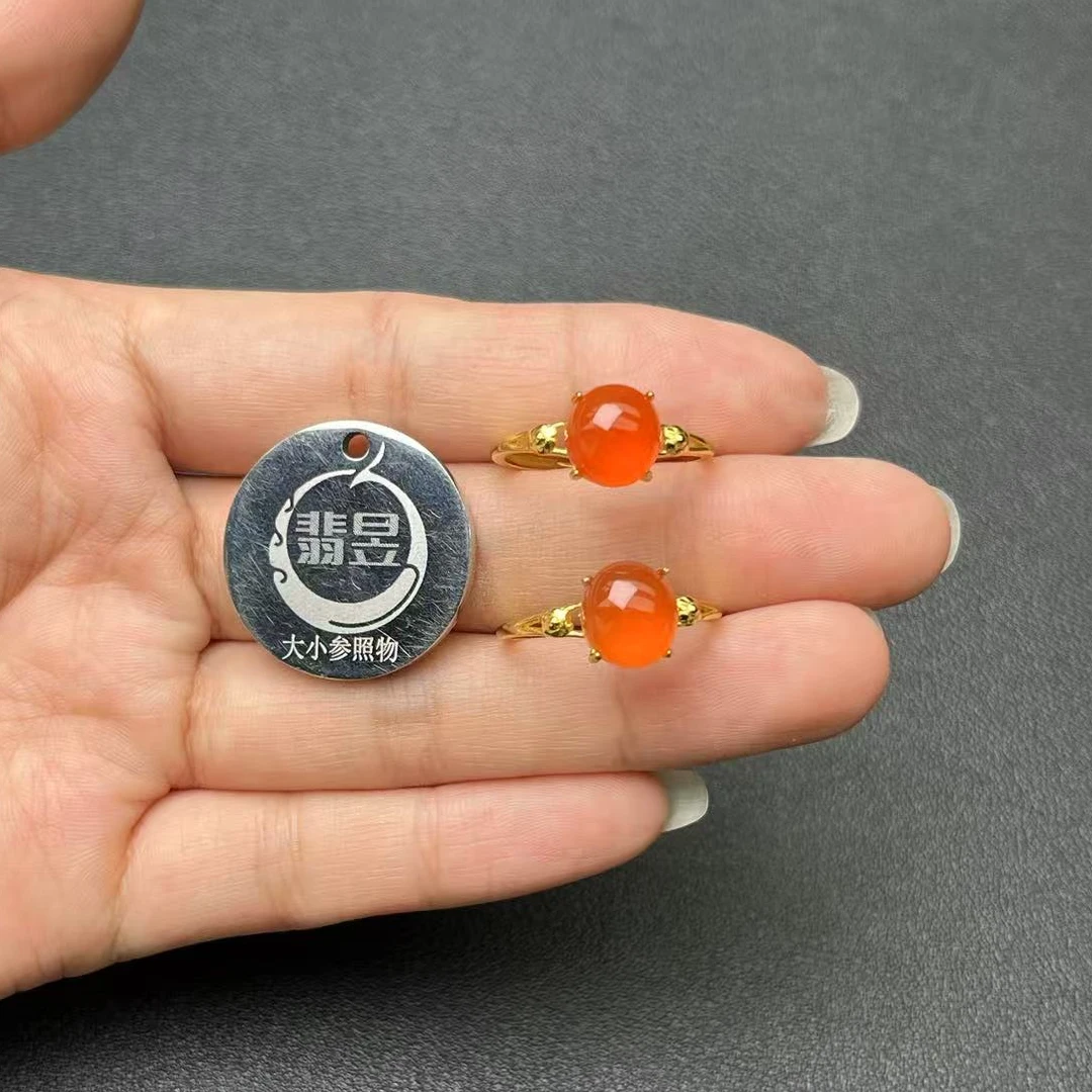 翡昱-N21-21016-南红戒指s925银镶-多样性发其一C