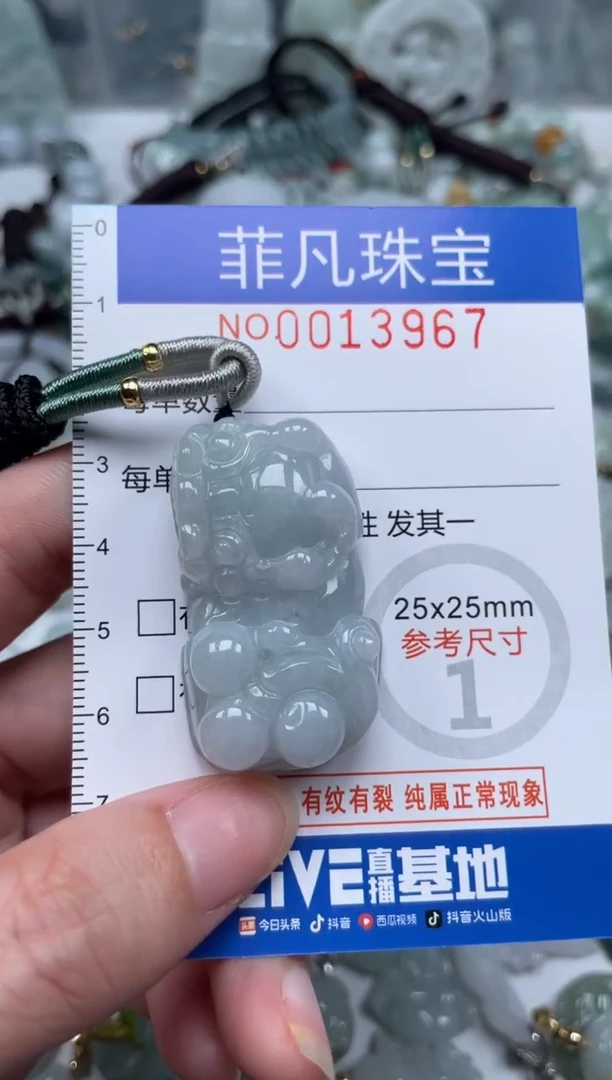 颈饰未镶嵌翡翠13967