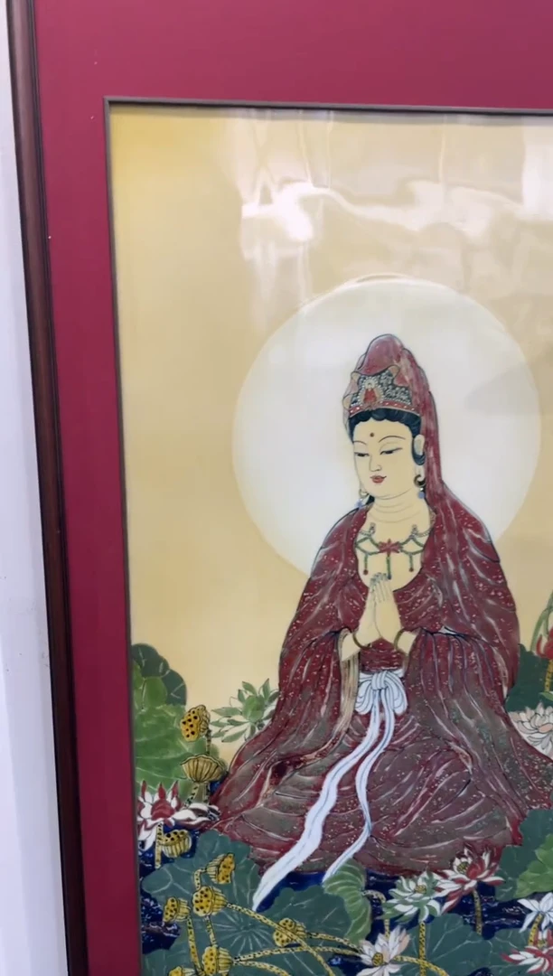 瓷人物观音     145x70cm