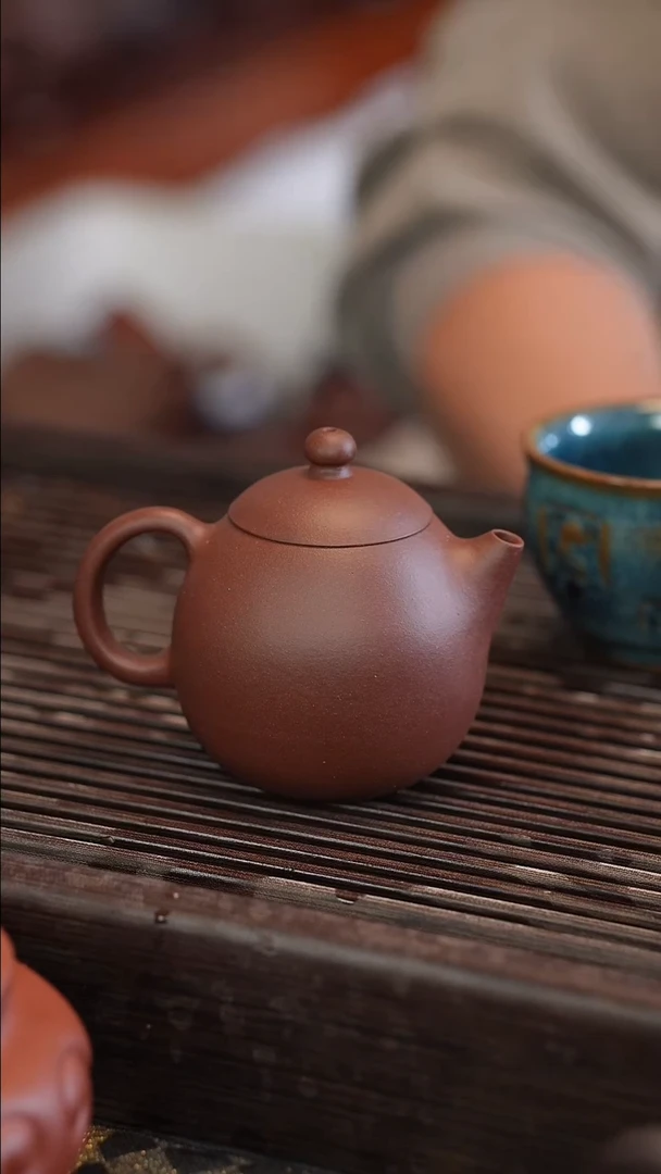 茶壶紫砂原矿手工制作