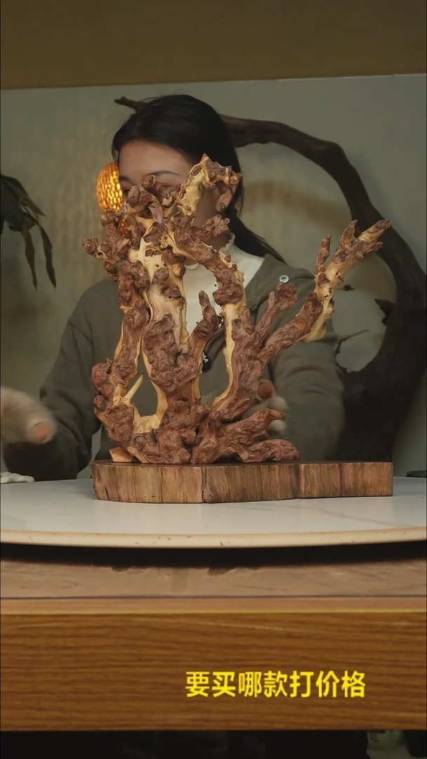 木随****佳根雕摆件类836