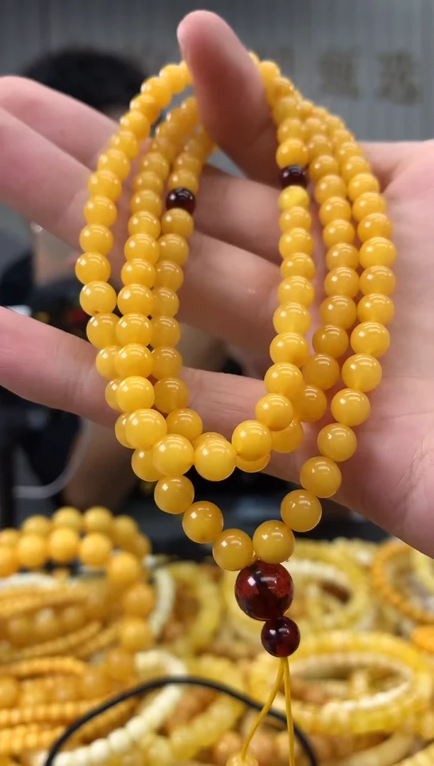 未镶嵌蜜蜡裸石链子多样性发其一