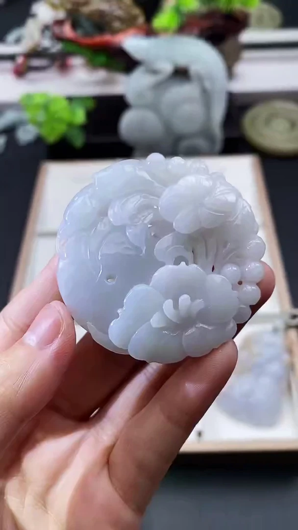 颈饰未镶嵌翡翠天然缅甸A货翡翠