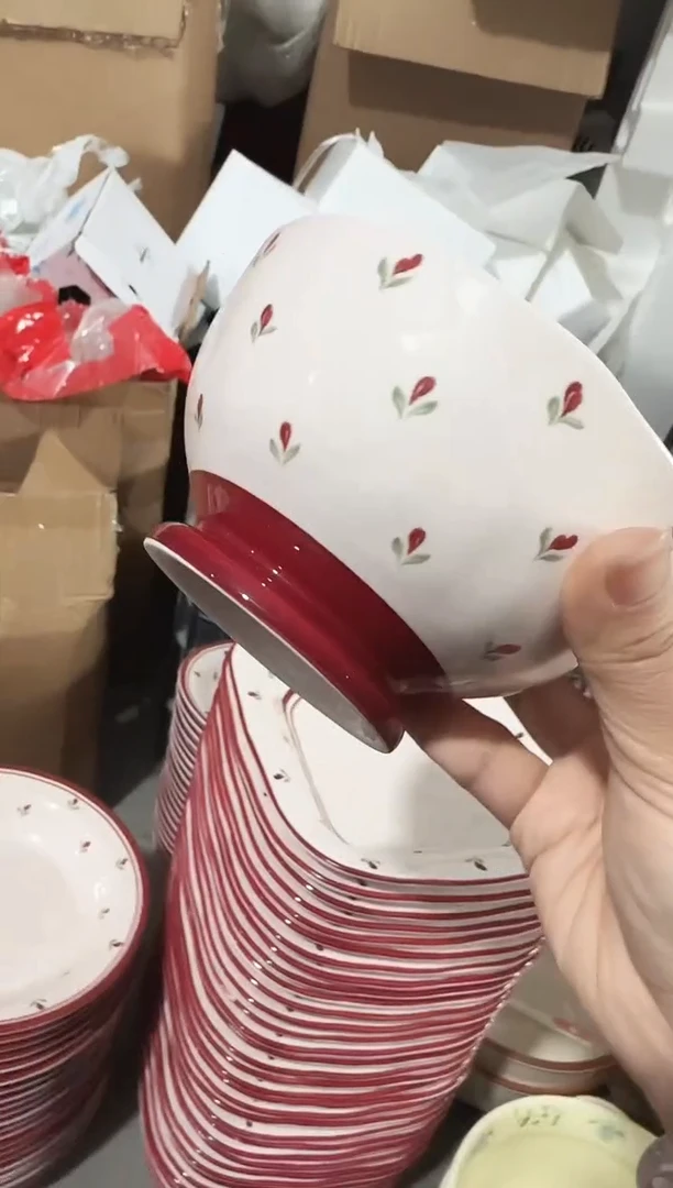 【5寸★2个】黑点针眼属正常陶瓷都有介意慎拍微瑕破损包赔