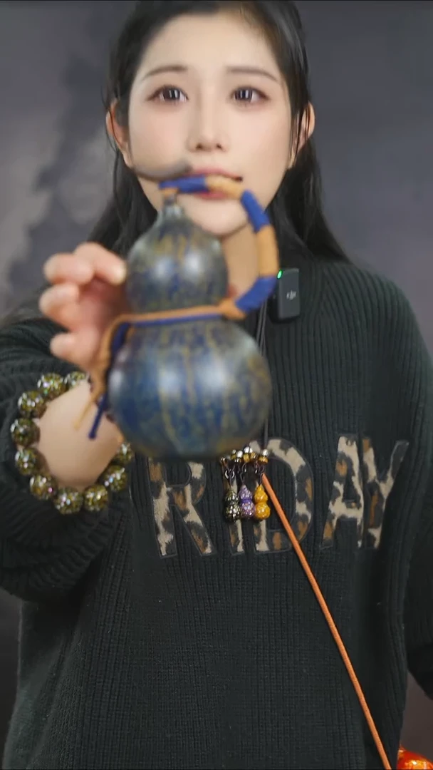 【闪购商品】YA115大漆酒葫芦不包手串及旋转底座