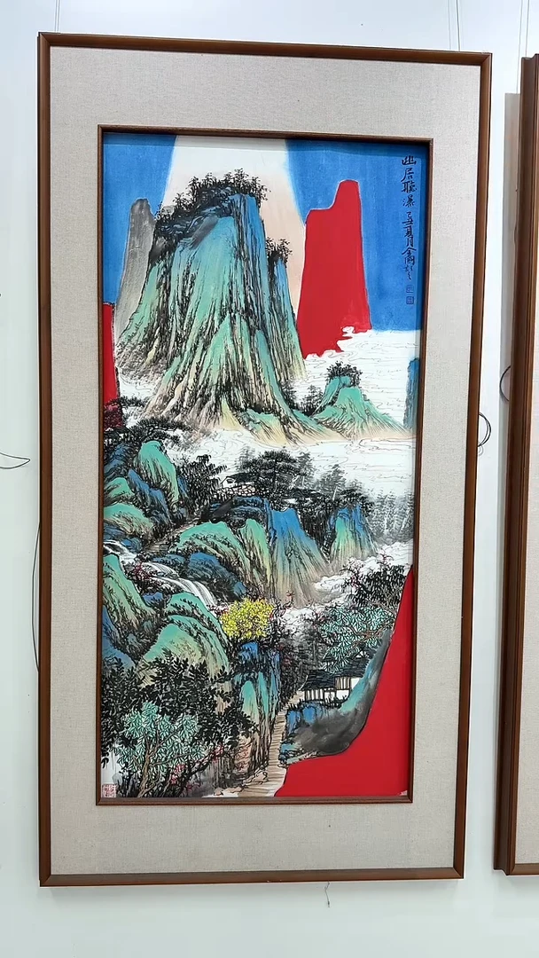 国画16山水-马金国-8平尺