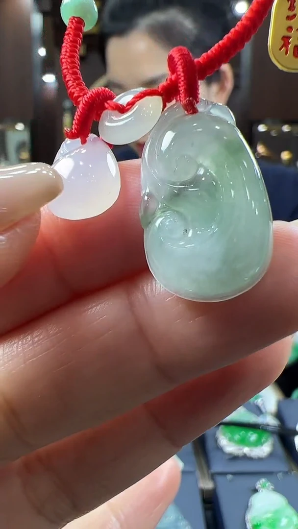 【闪购商品】翡翠挂件未镶嵌脚链
