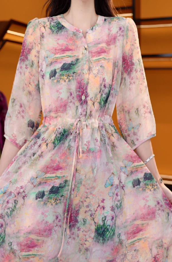 XT1060新款时尚百搭气质减龄连衣裙-悠悠