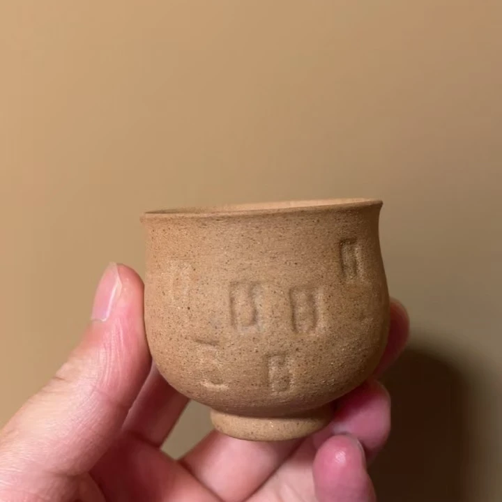 10012原矿敦煌主人杯老岩泥磨砂感