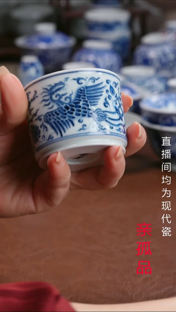 景德镇高端茶器景德镇墨奈手工手绘茶器