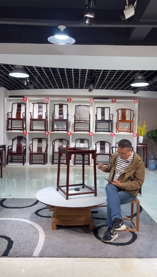 红酸枝木类家具国标红木红酸枝绒毛黄檀烧水几（不带电磁炉）