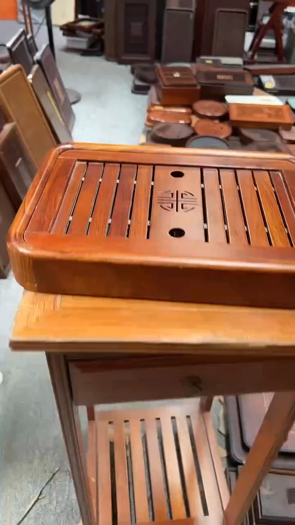 福利大叶花梨木一整块长38CM*宽26CM茶盘