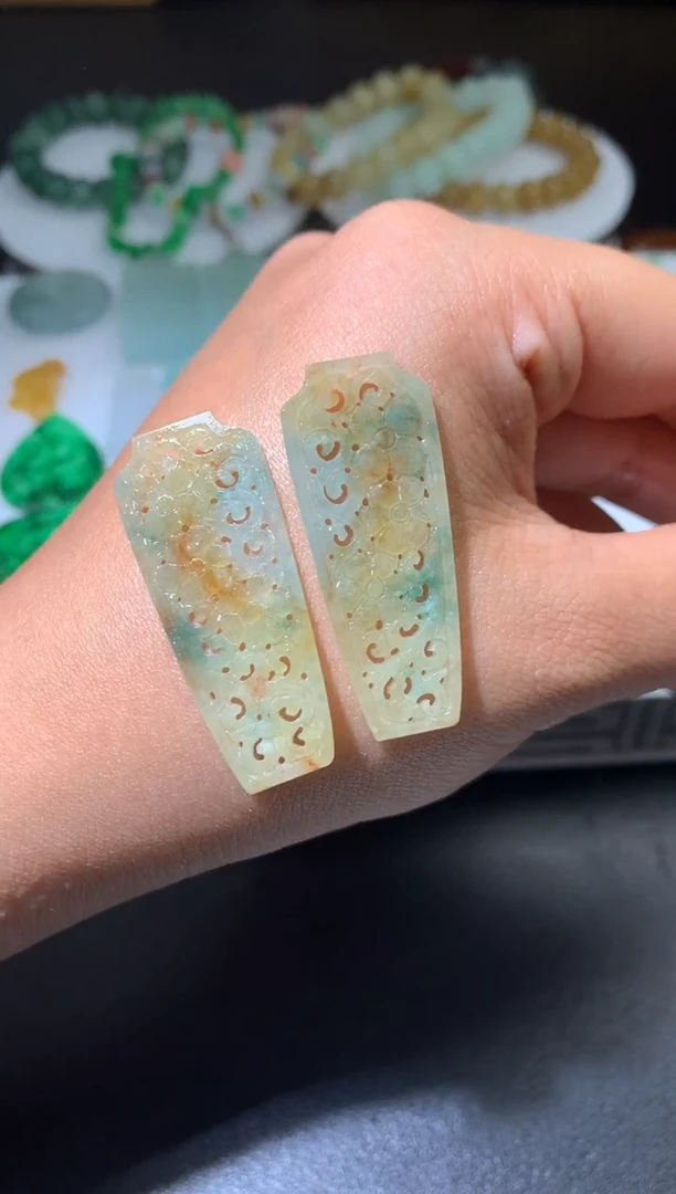 未镶嵌定制翡翠毛货