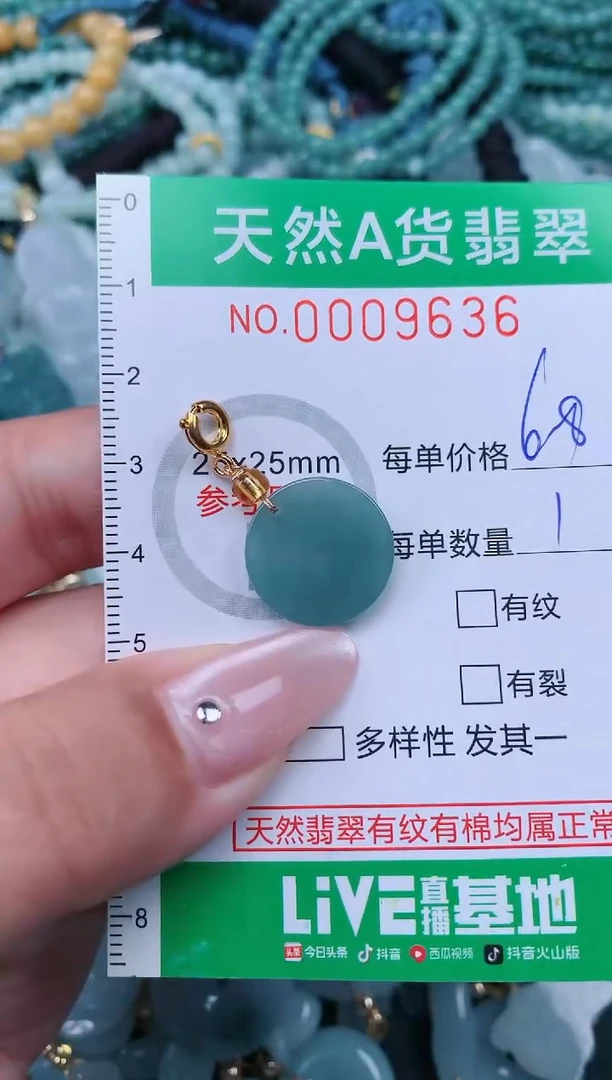 翡翠未镶嵌颈饰.0009636