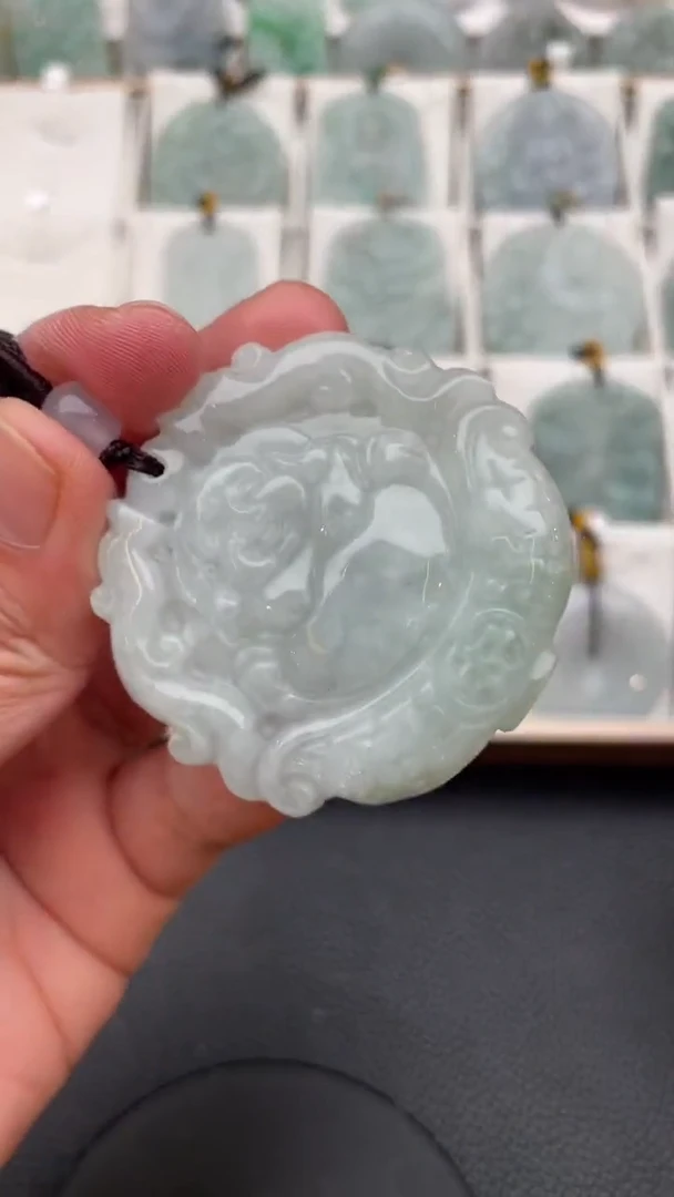 颈饰未镶嵌翡翠天然缅甸翡翠A货189