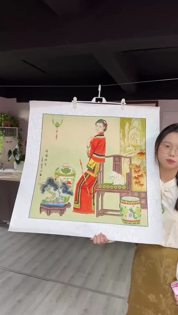 国画国画NYQ杰牛云勤老师作品