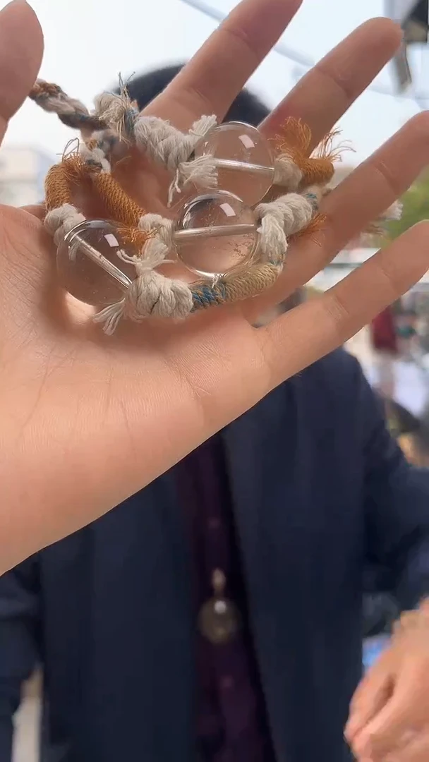 水晶手链未镶嵌天然绿幽灵手串多样性发一mm