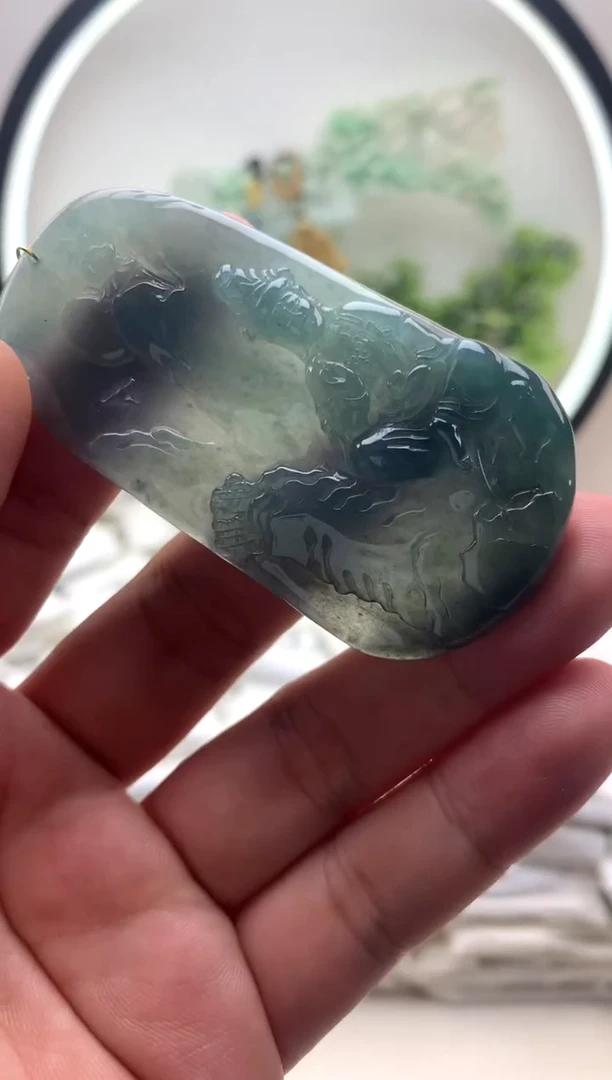 颈饰未镶嵌翡翠大势至