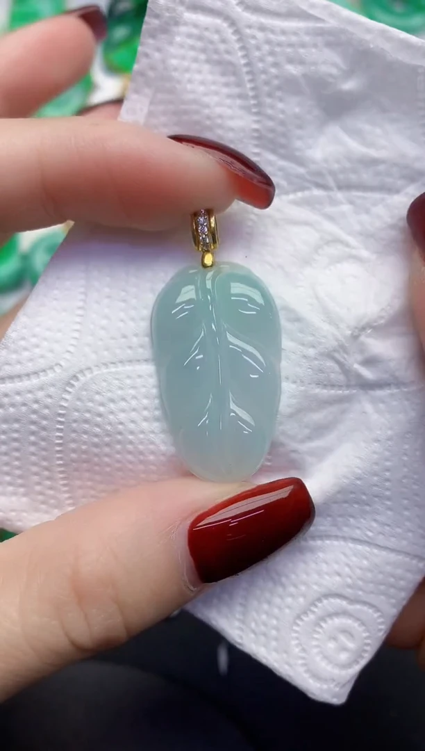 颈饰未镶嵌翡翠缅甸天然翡翠a货