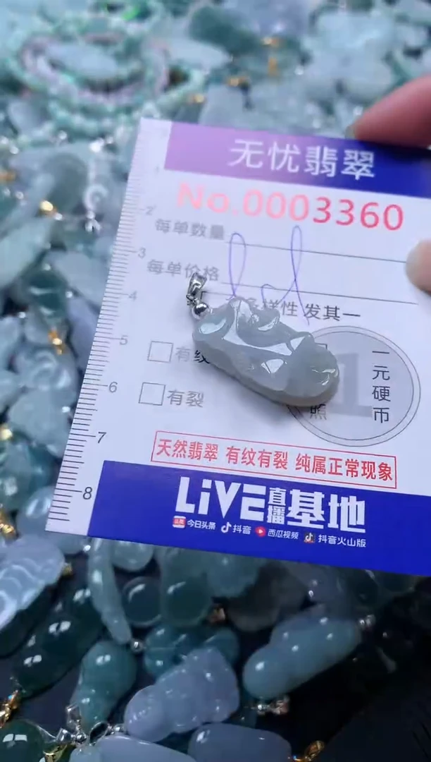 颈饰未镶嵌翡翠3360