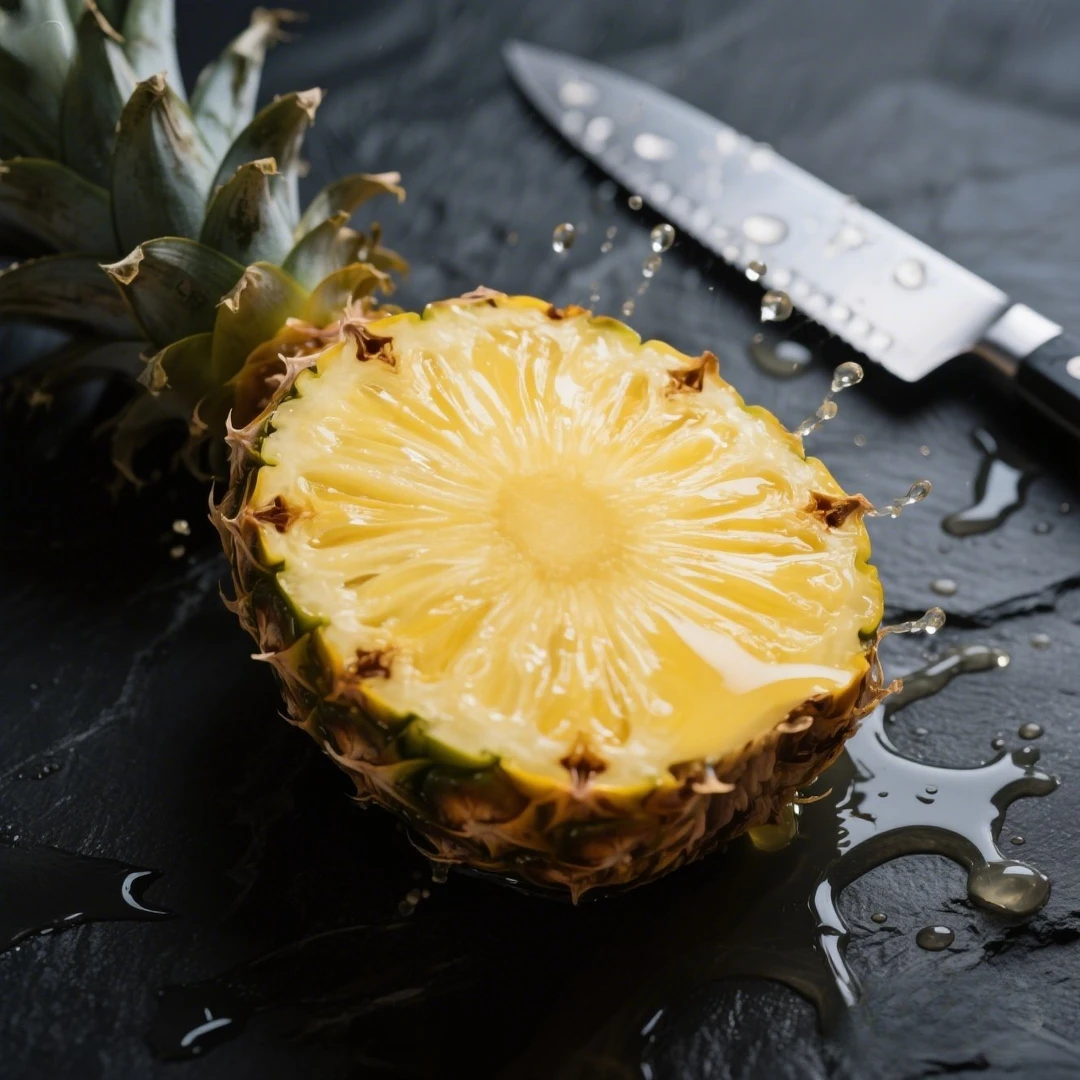 西双版纳自然成熟凤梨带箱5斤装，甜酸9:1黄金比，免泡盐水即削即食