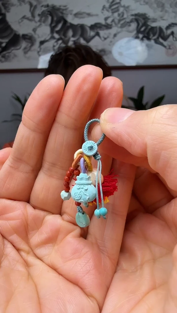 【闪购商品】绿松石提溜未镶嵌时尚百搭A1380