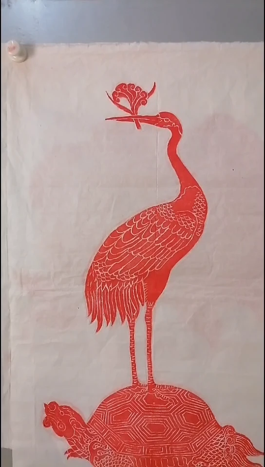 拓片用纸其他龟龄鹤寿