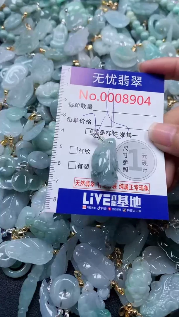颈饰未镶嵌翡翠8904